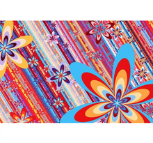 Flower Vector Pattern Wooden 1000 Piece Jigsaw Puzzle Toy For Adults and Kids