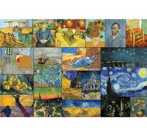 Blocks of Mixed Painting is Wooden 1000 Piece Jigsaw Puzzle Toy For Adults and Kids