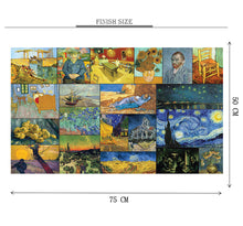 Abstract Painting Wooden 1000 Piece Jigsaw Puzzle Toy For Adults and Kids