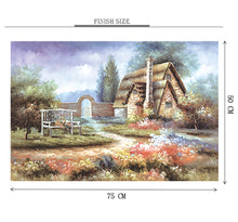 Village Handmade Hut is Wooden 1000 Piece Jigsaw Puzzle Toy For Adults and Kids