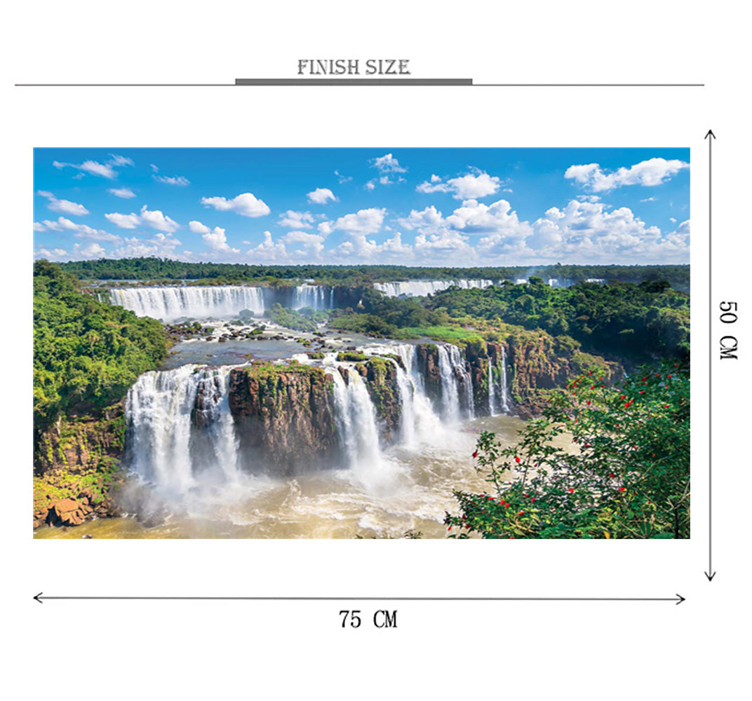 Victoria Fall is Wooden 1000 Piece Jigsaw Puzzle Toy For Adults and Kids
