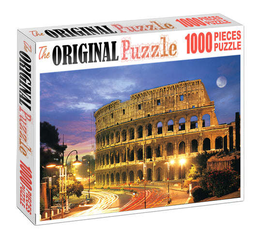 Rome Colosseum is Wooden 1000 Piece Jigsaw Puzzle Toy For Adults and Kids