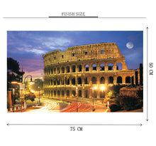 Rome Colosseum is Wooden 1000 Piece Jigsaw Puzzle Toy For Adults and Kids