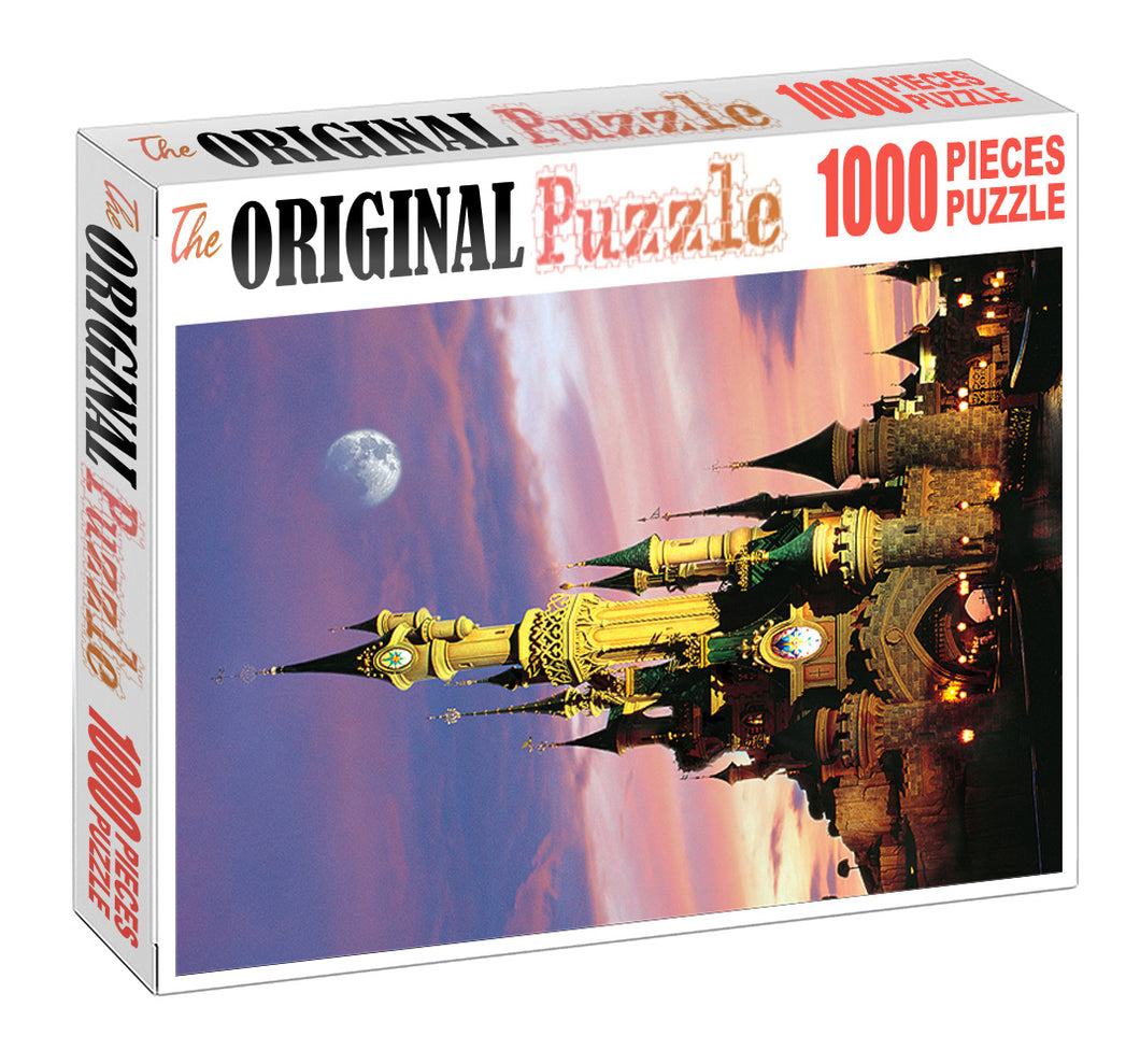 Disney Park is Wooden 1000 Piece Jigsaw Puzzle Toy For Adults and Kids