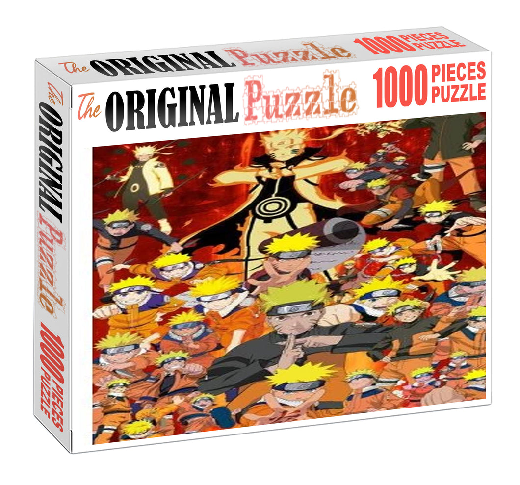 Naruto Dupicate Art Wooden 1000 Piece Jigsaw Puzzle Toy For Adults and Kids