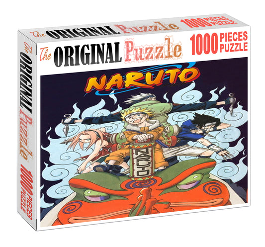 Naruto Frog Demon Wooden 1000 Piece Jigsaw Puzzle Toy For Adults and Kids