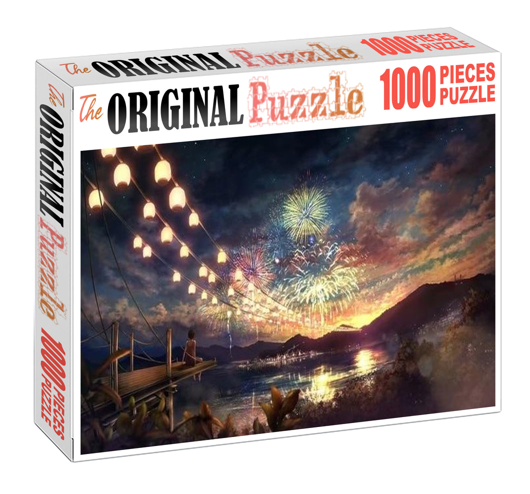 Japanese New Year Wooden 1000 Piece Jigsaw Puzzle Toy For Adults and Kids