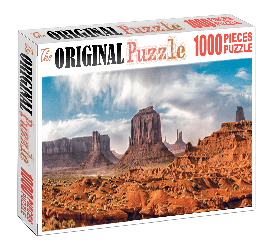 Dessert Mountain is Wooden 1000 Piece Jigsaw Puzzle Toy For Adults and Kids