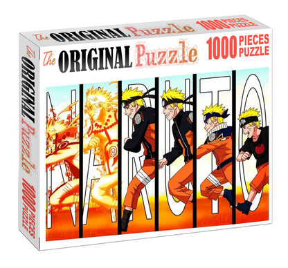 Naruto Transform Wooden 1000 Piece Jigsaw Puzzle Toy For Adults and Kids