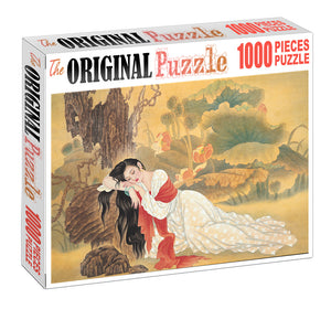 Sleeping Beauty is Wooden 1000 Piece Jigsaw Puzzle Toy For Adults and Kids