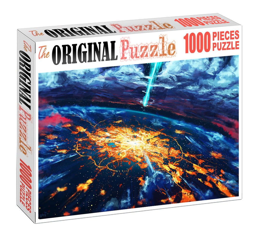 End of the World Wooden 1000 Piece Jigsaw Puzzle Toy For Adults and Kids