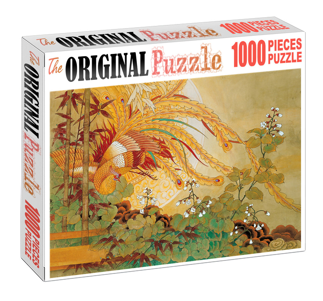 Ancient Chinese Bird is Wooden 1000 Piece Jigsaw Puzzle Toy For Adults and Kids