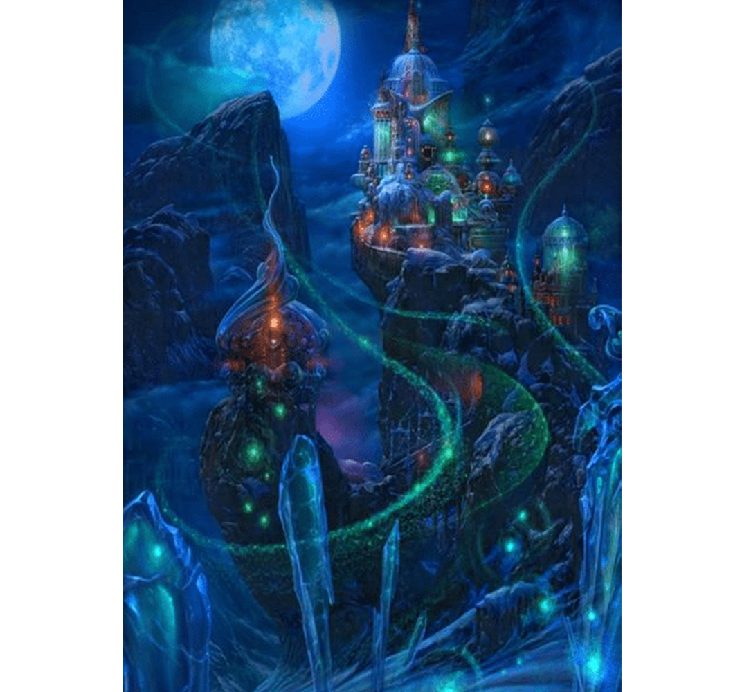 Dream Castle Wooden 1000 Piece Jigsaw Puzzle Toy For Adults and Kids