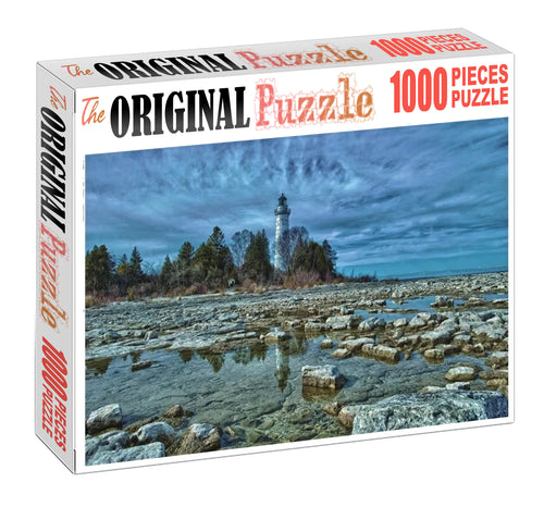 Light House Wooden 1000 Piece Jigsaw Puzzle Toy For Adults and Kids