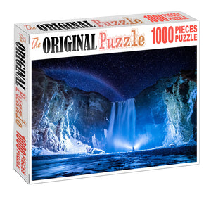 Moon Waterfall Wooden 1000 Piece Jigsaw Puzzle Toy For Adults and Kids