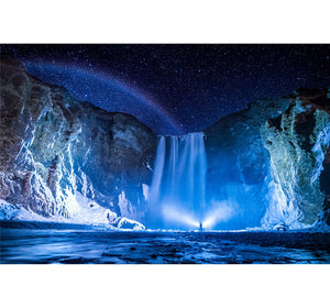 Moon Waterfall Wooden 1000 Piece Jigsaw Puzzle Toy For Adults and Kids