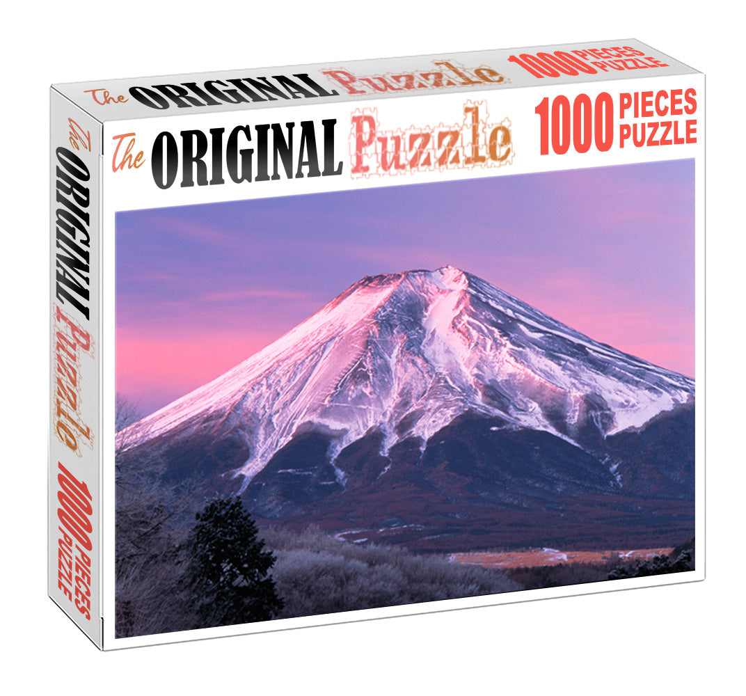 Sleeping Volcano is Wooden 1000 Piece Jigsaw Puzzle Toy For Adults and Kids