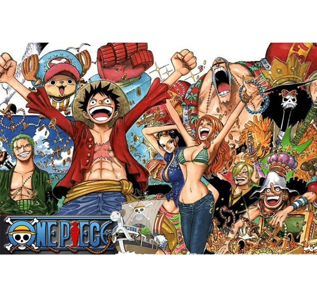 One Piece Team Wooden 1000 Piece Jigsaw Puzzle Toy For Adults and Kids