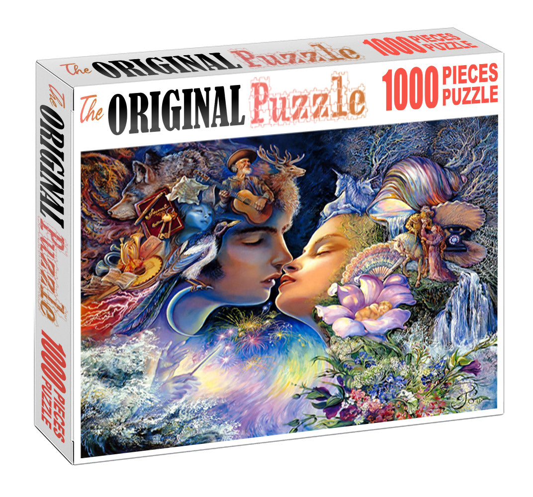 Radha Krishan Art Wooden 1000 Piece Jigsaw Puzzle Toy For Adults and Kids