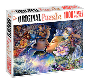Radha Krishan Art Wooden 1000 Piece Jigsaw Puzzle Toy For Adults and Kids