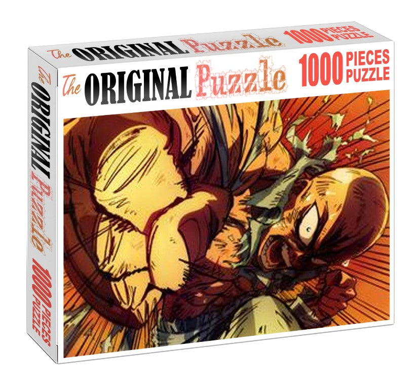 One-Punch Rage Wooden 1000 Piece Jigsaw Puzzle Toy For Adults and Kids