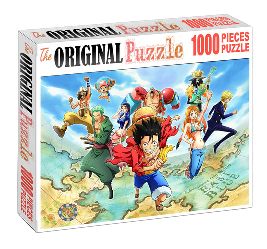 Luffy to New World Wooden 1000 Piece Jigsaw Puzzle Toy For Adults and Kids