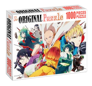 One-Punch Cast Team Wooden 1000 Piece Jigsaw Puzzle Toy For Adults and Kids