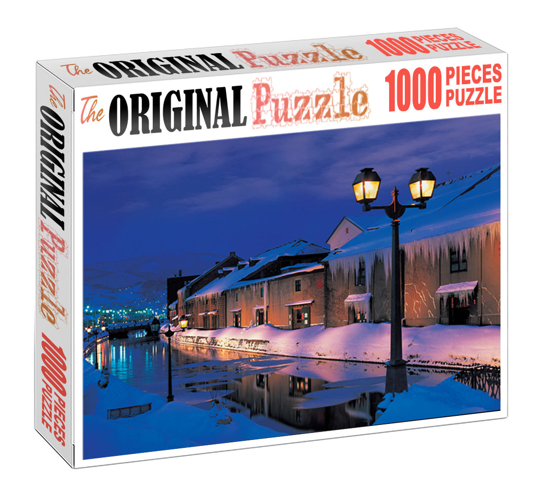 Arctic City is Wooden 1000 Piece Jigsaw Puzzle Toy For Adults and Kids