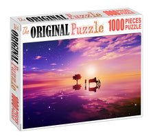 Red Sky and Land Wooden 1000 Piece Jigsaw Puzzle Toy For Adults and Kids