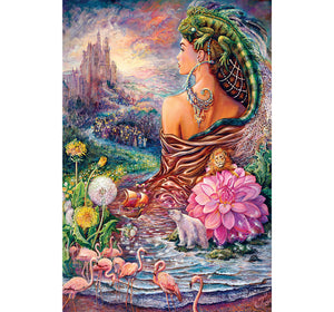 Lady of Mystery Wooden 1000 Piece Jigsaw Puzzle Toy For Adults and Kids