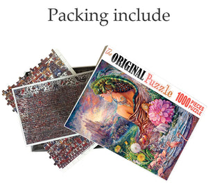 Lady of Mystery Wooden 1000 Piece Jigsaw Puzzle Toy For Adults and Kids
