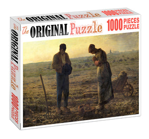 Farmers Praying is Wooden 1000 Piece Jigsaw Puzzle Toy For Adults and Kids