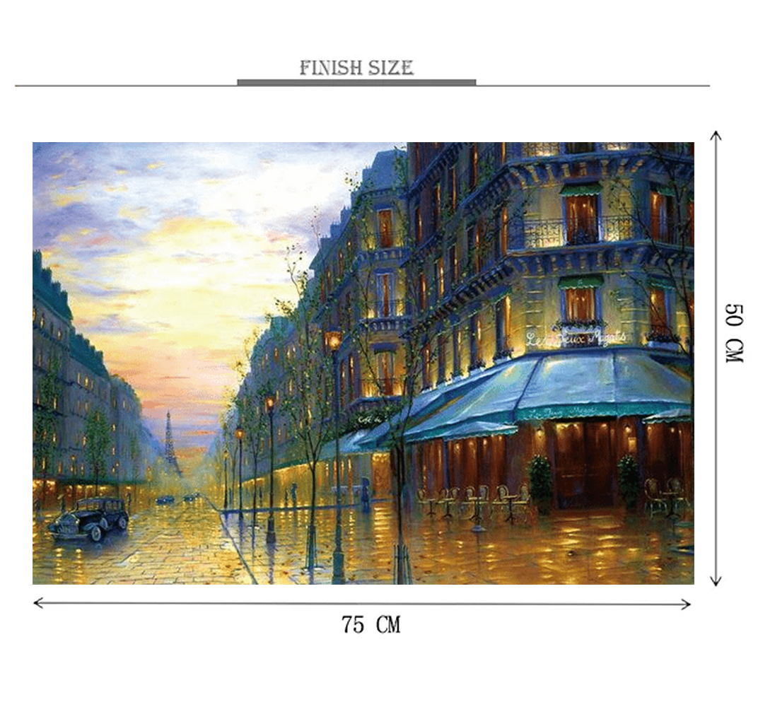 City Perspective Art Wooden 1000 Piece Jigsaw Puzzle Toy For Adults and Kids