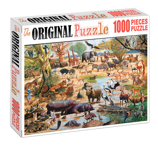 Zootopia is Wooden 1000 Piece Jigsaw Puzzle Toy For Adults and Kids