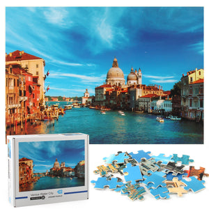 Venice Water City Wooden 1000 Piece Jigsaw Puzzle Toy For Adults and Kids