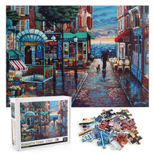 Romantic Town Street Wooden 1000 Piece Jigsaw Puzzle Toy For Adults and Kids