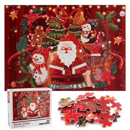 Santa Claus Wooden 1000 Piece Jigsaw Puzzle Toy For Adults and Kids