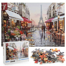 Paris Flower Street Wooden 1000 Piece Jigsaw Puzzle Toy For Adults and Kids