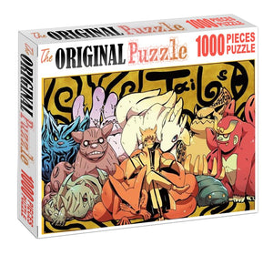 Shinobi Demon Art Wooden 1000 Piece Jigsaw Puzzle Toy For Adults and Kids
