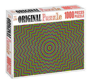 Zigzag Maze Pattern Wooden 1000 Piece Jigsaw Puzzle Toy For Adults and Kids