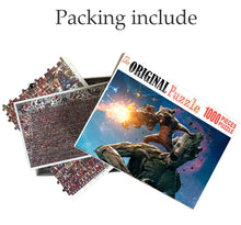 Rocket and Groot Wooden 1000 Piece Jigsaw Puzzle Toy For Adults and Kids