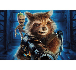 Mini Groot and Rocket Wooden 1000 Piece Jigsaw Puzzle Toy For Adults and Kids