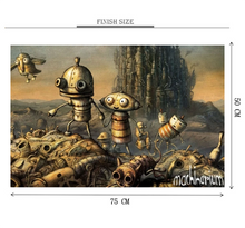 Machinarium is Wooden 1000 Piece Jigsaw Puzzle Toy For Adults and Kids