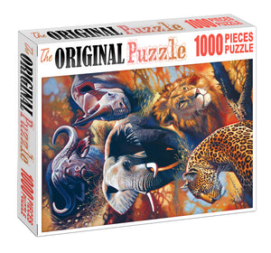Legendary Animal Wooden 1000 Piece Jigsaw Puzzle Toy For Adults and Kids