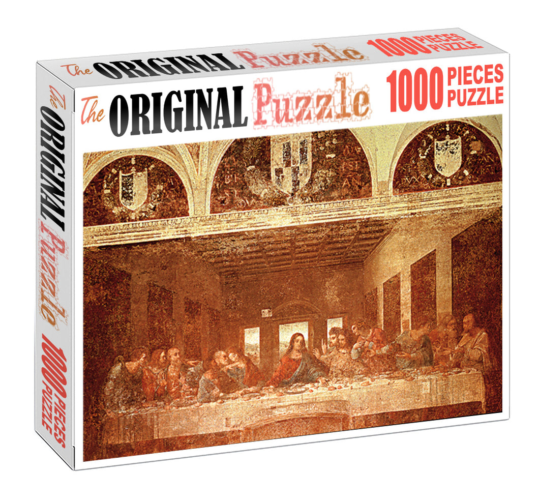 The Last Supper is Wooden 1000 Piece Jigsaw Puzzle Toy For Adults and Kids