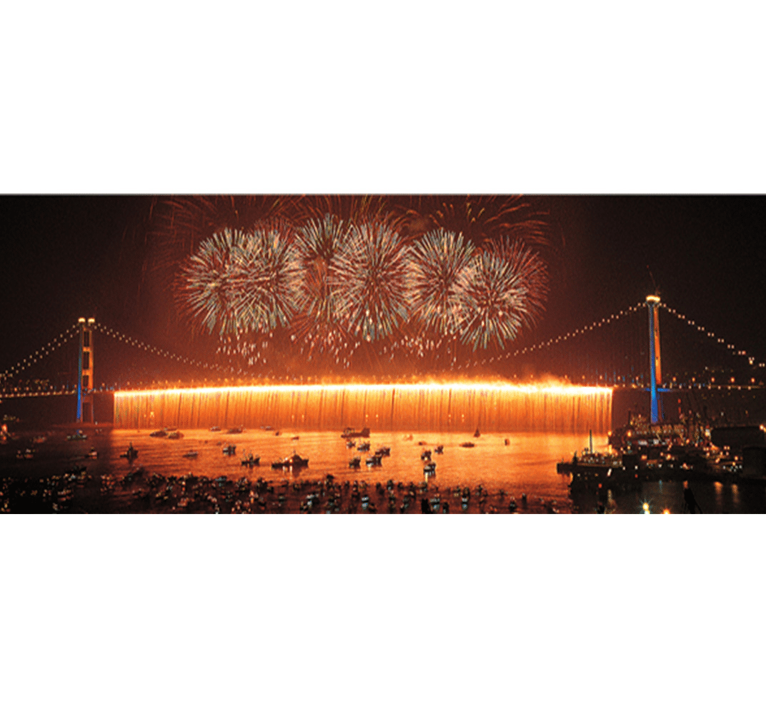 Celebration at Bridge is Wooden 1000 Piece Jigsaw Puzzle Toy For Adults and Kids