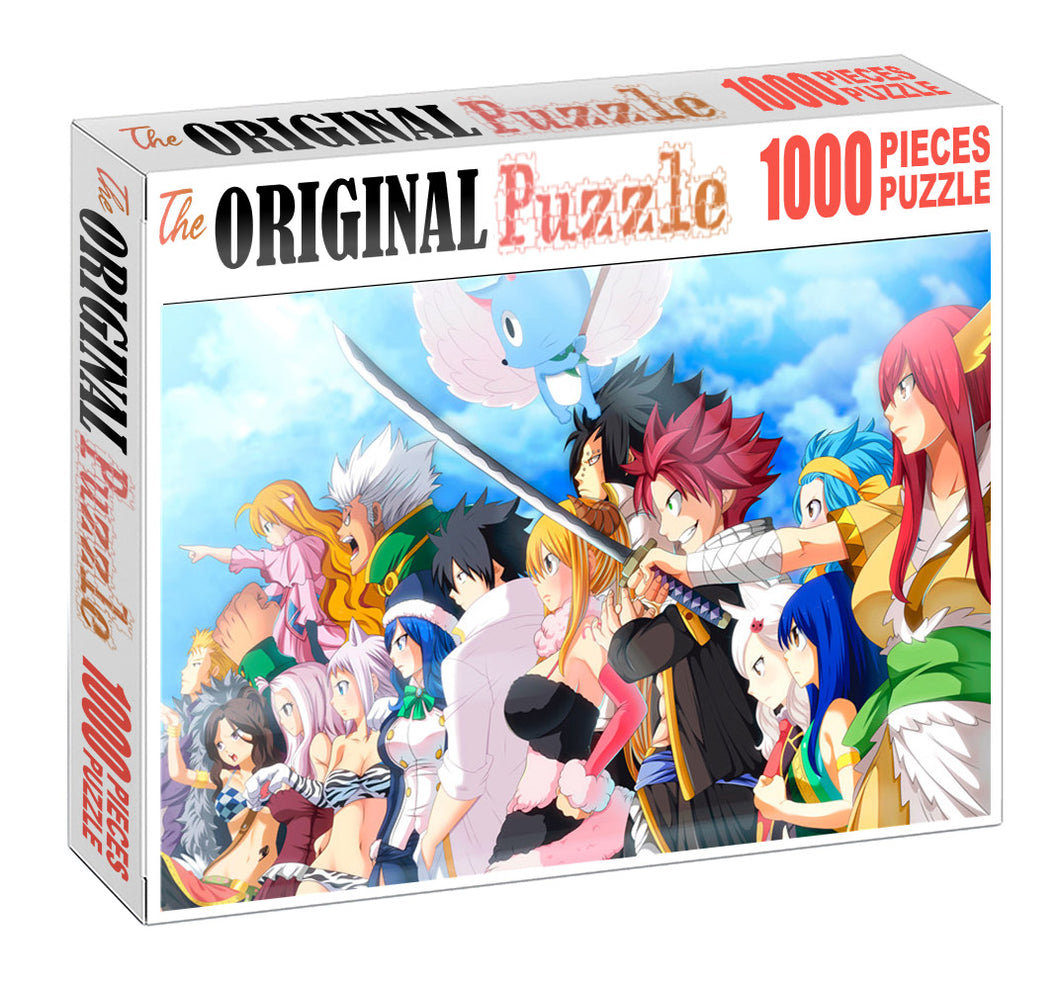 Fairy Tail Ready to War Wooden 1000 Piece Jigsaw Puzzle Toy For Adults and Kids