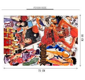 Slam Dun Basketball is Wooden 1000 Piece Jigsaw Puzzle Toy For Adults and Kids