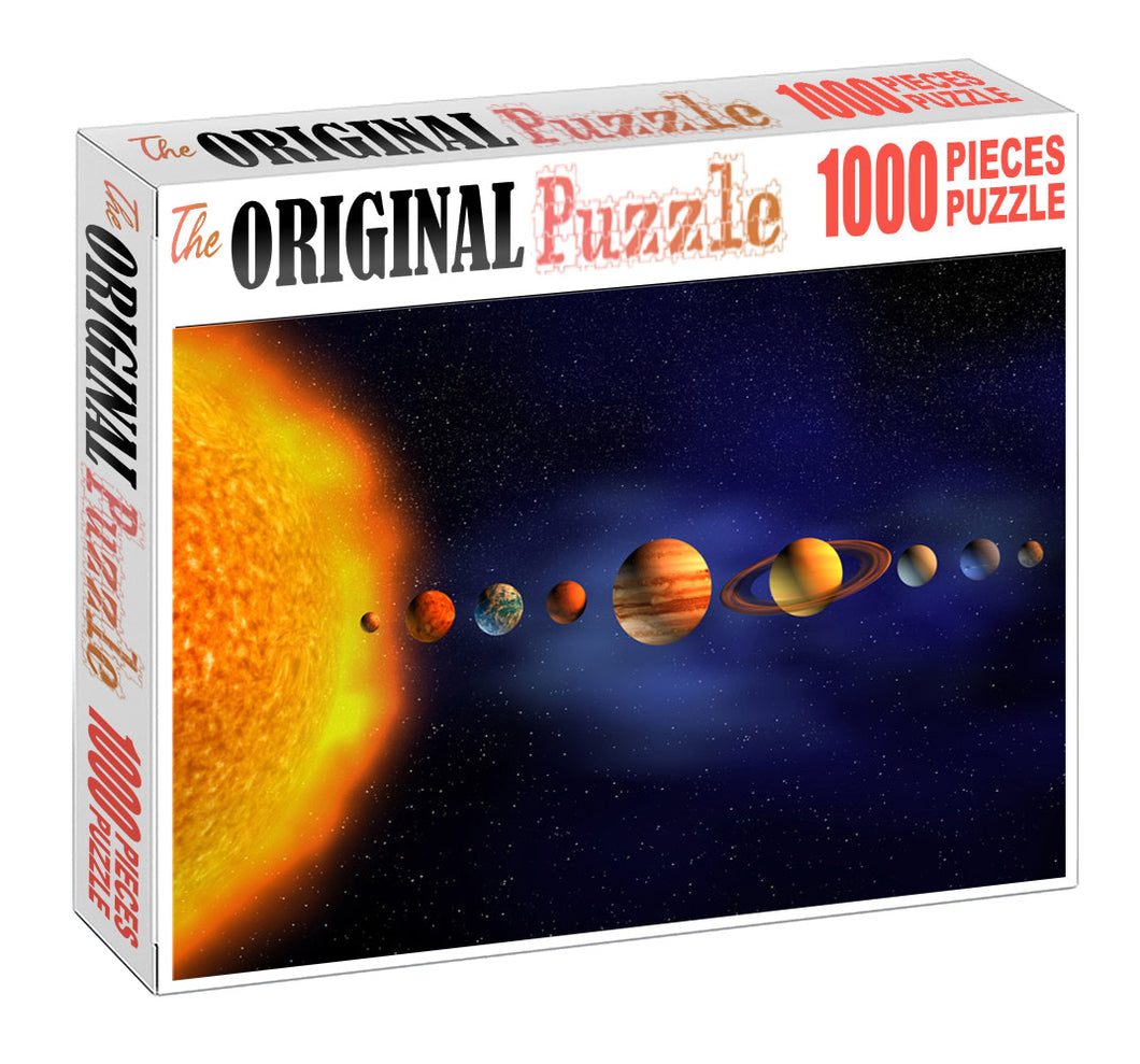 Solar Planets Wooden 1000 Piece Jigsaw Puzzle Toy For Adults and Kids