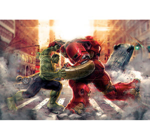 Hulk vs Iron Man Wooden 1000 Piece Jigsaw Puzzle Toy For Adults and Kids